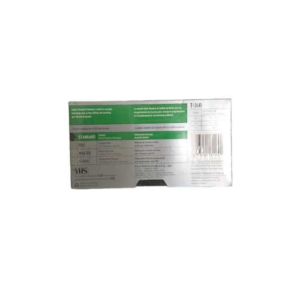 Fuji HQ T-160- 8Hours Recordable VHS Cassette Tapes - 1 - Picture 2 of 5